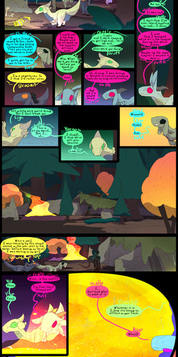 dialogue fantasy female feral forest magic male plant ruins sculpture statue text tree thepatchedragon dragonscape mythology logan_(thepatchedragon) maria_(thepatchedragon) sarah_(thepatchedragon) dinosaur dragon drekir mythological_creature mythological_scalie prehistoric_species reptile saurischian scalie theropod absurd_res comic english_text hi_res