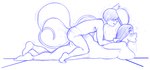 age_difference anthro arm_grab big_breasts big_butt blush bodily_fluids breast_squish breasts butt dominant dominant_male drooling duo female female_penetrated from_behind_position fucked_silly hair hair_grab hair_over_eyes hands_behind_back larger_female larger_penetrated long_hair lying male male/female male_penetrating male_penetrating_female motion_lines older_female older_penetrated on_front open_mouth penetration prone_bone_position pulling_hair restrained saliva sex side_boob simple_background size_difference small_dom_big_sub smaller_male speed_bump_position squish submissive submissive_female sweat touching_hair white_background younger_male hidden_(artist) dee_hawkfeather ki_orosubi canid canine fox mammal mouse murid murine rodent 2016 blue_and_white hi_res monochrome sketch