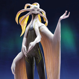 ambiguous_gender looking_at_viewer membrane_(anatomy) multi_arm multi_limb raised_arm solo metroid metroid_prime_4 nintendo humanoid lamorn 3d_(artwork) better_version_at_source digital_media_(artwork) hi_res official_art tagme