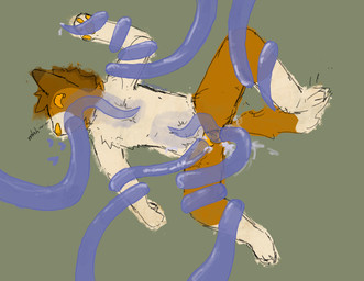 anal anal_penetration anthro bdsm bodily_fluids bondage bound cum genital_fluids heart_symbol hypnotic_eyes male oral oral_penetration penetration restrained restrained_by_tentacles ringed_eyes sex simple_background solo tentacle_in_ass tentacle_penetration tentacle_sex tentacles scotchkink scotch_(scotchking) canid canine canis collie domestic_dog herding_dog mammal pastoral_dog scotch_collie sheepdog absurd_res hi_res