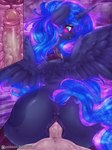 2017 absurd_res anatomically_correct anatomically_correct_genitalia anatomically_correct_pussy animal_genitalia animal_pussy anus bestiality blush butt clothing cutaway cutie_mark digital_media_(artwork) dimwitdog dock_(anatomy) duo english_text equid equine equine_genitalia equine_pussy feathered_wings feathers female female_on_human female_on_top female_penetrated feral feral_penetrated first_person_view friendship_is_magic genitals hair hasbro hi_res horn human human_on_feral human_penetrating human_penetrating_feral internal interspecies legwear long_hair male male/female male_on_bottom male_on_feral male_penetrating male_penetrating_female mammal my_little_pony mythological_creature mythological_equine mythology on_bottom on_top patreon patreon_logo patreon_username penetration penile penile_penetration penis_in_pussy princess_luna_(mlp) pussy rear_view reverse_cowgirl_position semi-anthro sex spread_wings tail text vaginal vaginal_penetration website_logo winged_unicorn wings