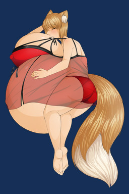 big_breasts blush breasts clothing female huge_breasts hyper hyper_breasts hyper_pregnancy lingerie lingerie_panties pregnant pregnant_female sleeping solo allymoodyneko ally_(allymoodyneko) humanoid alpha_channel