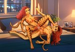 bed bodily_fluids breasts cum duo ejaculation female female/female furniture genital_fluids genitals hair humanoid_on_humanoid inside navel nipples nude on_bed open_mouth open_smile pubes pussy red_hair sex smile spread_legs spreading tribadism vaginal vaginal_fluids perry_smith dc_comics marvel cheetah_(dc) tigra animal_humanoid cheetah cheetah_humanoid felid felid_humanoid feline feline_humanoid humanoid mammal mammal_humanoid pantherine pantherine_humanoid tiger tiger_humanoid