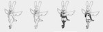 anthro clothed clothing female genitals lingerie nervous nipples nude partially_clothed pussy simple_background solo unknown_artist angel_hare the_east_patch angel_gabby lagomorph leporid mammal rabbit hi_res monochrome sketch