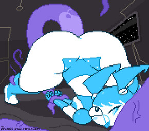 anal anal_fluids anal_penetration anus areola arms_tied ass_up belly belly_expansion belly_inflation big_breasts big_butt blue_areola blue_nipples bodily_fluids bound breasts butt cum cum_from_ass cum_in_ass cum_inflation cum_inside expansion female female_penetrated genital_fluids genitals huge_butt inflation leaking_cum looking_pleasured machine navel nipples orgasm penetration sex solo space spacecraft tentacle_in_ass tentacle_penetration tentacle_sex tentacles text tongue tongue_out vehicle vulva white_breasts white_butt toilet_man my_life_as_a_teenage_robot nickelodeon jenny_wakeman android humanoid robot robot_humanoid 2026 animated artist_name digital_media_(artwork) pixel_(artwork) pixel_animation signature