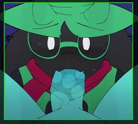 anal anal_orgasm anal_penetration anthro anthro_penetrated black_body black_fur blue_body blue_skin blush bodily_fluids bow_tie clothing cum cum_in_ass cum_inside cum_while_penetrated doctor's_coat dripping duo ejaculation eyewear fellatio first_person_view fluffy fluffy_ears fur genital_fluids genitals glasses green_hair hair hands-free hat headgear headwear horn human_on_anthro human_penetrating human_penetrating_anthro humanoid_genitalia humanoid_penis interspecies male male/male male_penetrated male_penetrating male_penetrating_male male_pov oral orgasm penetration penile penile_penetration penis penis_in_ass precum precum_drip scarf sex simple_background suit sweat tail throbbing throbbing_penis vein white_body white_fur lunny_sketch deltarune undertale_(series) kris_(deltarune) ralsei bovid caprine goat human mammal 2d_animation absurd_res animated hi_res huge_filesize long_playtime no_sound webm