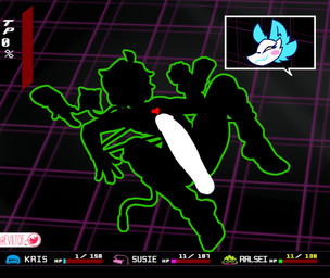 abdominal_bulge anal anal_penetration anthro armor balls bdsm big_penis blue_body blue_skin blush bodily_fluids bondage boots bound bulge butt clothing cum duo erection femboy floating_hands footwear forced gameplay_mechanics gauntlets genital_fluids genitals gloves gynomorph gynomorph/male gynomorph_anthro gynomorph_penetrating gynomorph_penetrating_male hair handwear humanoid_genitalia humanoid_penis inside internal internal_anal intersex intersex/male intersex_anthro intersex_penetrating intersex_penetrating_male kiss_mark lipstick lipstick_on_penis machine makeup male male_human male_penetrated navel nipples not_furry nude penetration penile penis precum rape restraints rope rope_bondage sex shoes simple_background size_difference smile teeth text thick_thighs torn_clothing yellow_eyes eviltqf deltarune undertale_(series) kris_dreemurr tasque_manager darkner felid feline human mammal robot 2025 alternate_version_at_source digital_media_(artwork) english_text hi_res