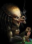 2018 ace_of_hearts alcohol alien beer beverage black_background card card_hand cheat cigar detailed digital_media_(artwork) digital_painting_(artwork) dreadlocks english_text graphite_(artwork) hasbro heart_symbol hearts_(suit) hiding_cards holding_card holding_object loopydave mixed_media mr._potato_head mr._potato_head_(toy) not_furry pencil_(artwork) playing_card poker poker_chip poker_table predator_(franchise) red_eyes simple_background smoking solo soylent_green suit_symbol teeth text traditional_media_(artwork) yautja