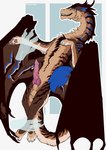 animal_genitalia balls brown_body brown_fur brown_horn claws erection feral fur genitals horn knot male pawpads penis pink_knot pink_pawpads pink_penis sheath solo teeth white_body white_claws white_fur yellow_eyes herpydragon mythology dragon furred_dragon furred_scalie mythological_creature mythological_scalie scalie hi_res