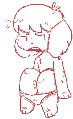 anthro circle_eyebrows eyebrows floppy_ears freckles fur lop_ears male open_mouth panties_around_ankles sitting solo unknown_artist animal_crossing nintendo digby_(animal_crossing) canid canine canis domestic_dog mammal aliasing digital_drawing_(artwork) digital_media_(artwork) full-length_portrait low_res monochrome portrait