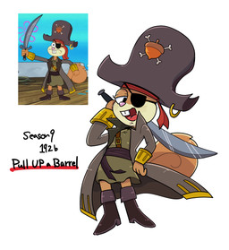 anthro boots clothing eye_patch eyewear female footwear melee_weapon open_mouth pirate shoes simple_background solo sword weapon white_background hiwai nickelodeon spongebob_squarepants sandy_cheeks mammal rodent sciurid tree_squirrel absurd_res hi_res