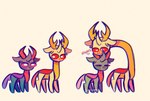 :3 duo heart_symbol horn long_neck love male simple_background smile standing white_background sockiepuppetry friendship_is_magic hasbro my_little_pony pharynx_(mlp) thorax_(mlp) arthropod changeling reformed_changeling brother_(lore) brothers_(lore) sibling_(lore)