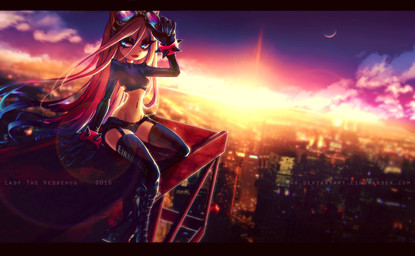 anthro blue_eyes boots bottomwear bracelet city clothing coat female footwear hotpants jewelry leather minishorts navel shoes shorts solo sunset topwear einnharder sega sonic_the_hedgehog_(series) fan_character lady_the_hedgehog eulipotyphlan hedgehog mammal hi_res