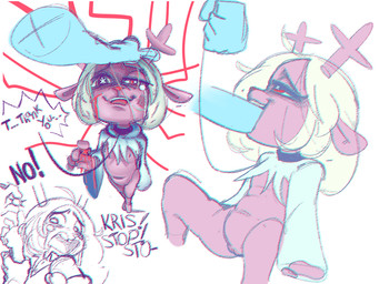 ambiguous_gender anthro antlers blonde_hair blood blue_body blue_skin bodily_fluids broken_rape_victim brown_antlers brown_body brown_ears brown_fur bruised clothing collar crying disembodied_hand disembodied_penis englihs_text eyelashes fellatio female forced fur genitals hair horn humanoid_genitalia humanoid_penis leash leashed_collar loli male mind_break offscreen_character oral penile penis pupils rape red_eyes red_nose robe sex short_hair tears text thorn_ring torn_robe vulva white_clothing white_robe yelling young notwhoyouthink deltarune undertale_(series) kris_(deltarune) noelle_holiday deer human mammal monster english_text