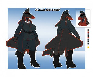 aircraft airplane anthro back_wings big_breasts black_body boots breasts clothed clothing cockpit color_swatch curvy_figure female fin footwear front_view gradient_background hat headgear headwear high_heeled_boots high_heels j-20 jet jet_engine machine metallic_body military_uniform not_furry rear_view red_body red_eyes shoes simple_background solo tail tail_fin thick_thighs uniform vehicle voluptuous wide_hips wings ndragon3 aeromorph living_aircraft living_machine living_vehicle digital_media_(artwork) hi_res