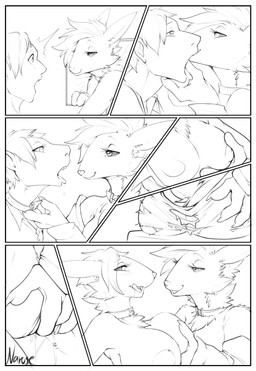 anthro bodily_fluids bottomwear breast_grab breasts clothing collar collar_only computer dripping dripping_wet duo electronics eyewear female female/female finger_in_mouth fingering fondling french_kissing gender_transformation genital_fluids glasses grope growth gynomorph hand_on_breast intersex intersex/female kissing kissing_cheek male male/female masturbation nude pants saliva saliva_on_tongue saliva_string snout snout_growth species_transformation squish surprised through_screen torn_bottomwear torn_clothing torn_pants transformation vaginal vaginal_fingering vaginal_fluids vaginal_masturbation wet narusewolf bandai_namco digimon aedrion naruse_(narusewolf) canid canine canis digimon_(species) human humanoid hybrid mammal renamon wolf comic hi_res monochrome