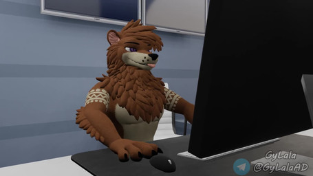 animal_genitalia animal_penis anthro anthro_on_anthro anthro_penetrated anthro_penetrating anthro_penetrating_anthro arm_warmers armwear brown_body brown_fur canine_genitalia canine_penis clothing computer desk detailed_background duo electronics erection fellatio fur furniture genitals hair inside knot male male/male male_penetrated male_penetrating male_penetrating_male monitor oral oral_penetration pattern_arm_warmers pattern_armwear pattern_clothing penetration penile penile_penetration penis penis_in_mouth sex striped_arm_warmers striped_armwear striped_clothing stripes table under_table white_body white_fur gylala e621 tanner_toshta lagomorph leporid mammal mustelid otter rabbit 16:9 3d_(artwork) 3d_animation animated blender_(artwork) digital_media_(artwork) hi_res high_framerate loop no_sound short_playtime video widescreen