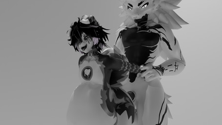 anal anthro anthro_on_anthro anthro_penetrated anthro_penetrating anthro_penetrating_anthro arm_pull balls bodily_fluids butt cum cum_inflation cum_inside duo erection from_behind_position fur genital_fluids genitals hair inflation larger_anthro larger_male male male/male male_anthro male_penetrated male_penetrating male_penetrating_male nude nude_anthro nude_male open_mouth penetration penis prison_guard_position sex simple_background size_difference smaller_anthro smaller_male smaller_penetrated smile tongue tongue_out wide_hips oblivionart mythology oblivion_(oblivionart) canid canine canis domestic_dog herding_dog mammal mythological_creature mythological_scalie pastoral_dog scalie sheepdog 16:9 3d_(artwork) digital_media_(artwork) hi_res monochrome widescreen