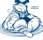 2017 adira_riftwall age_difference anthro barefoot blue_and_white chest_tuft clothed clothing conditional_dnp curled_up daughter_(lore) digitigrade duo english_text eyes_closed feet felid female fluffy fluffy_tail fur good_parenting hand_on_head hi_res keidran leopard maeve_(twokinds) mammal markings monochrome mother_(lore) mother_and_child_(lore) mother_and_daughter_(lore) on_lap pantherine parent_(lore) parent_and_child_(lore) parent_and_daughter_(lore) simple_background sitting sketch sleeping smile snow_leopard sound_effects spots spotted_body spotted_fur tail text tom_fischbach tuft twokinds vowelless vowelless_sound_effect white_background young young_anthro zzz