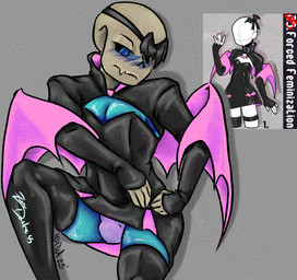 black_outfit blush blush_lines bone clothed clothing crossdressing_male ectobody feminization forced forced_feminization male panties skeleton solo text underwear upskirt zeryxis undertale_(series) sans_(swapfell) sans_(undertale) humanoid monster 2025 dated english_text