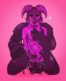 4_balls anthro balls genital_piercing genitals hooked_knot horn liquid magenta_body magenta_eyes male multi_balls multi_genitalia penile_spines penis penis_piercing piercing ridged_penis scrotum_piercing slime sticky tongue tongue_out unknown_(artist) mythology neeco_neecoola dragon goo_creature mythological_creature mythological_scalie scalie hi_res