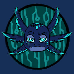 ambiguous_gender blue_eyes blue_head external_gills gills head_only looking_at_viewer markings microchip neon_lights simple_background smile solo rojeck dreamware_devs lumo_(dreamware_devs) amphibian axolotl marine mole_salamander salamander 1:1 alpha_channel icon