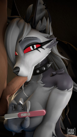 anthro anthro_penetrated collar covering_nipples duo ear_piercing fellatio female female_on_human female_penetrated fur grey_body grey_fur hair human_on_anthro human_penetrating human_penetrating_anthro human_penetrating_female interspecies light-skinned_male light_body light_skin long_hair looking_at_viewer male male/female male_on_anthro male_penetrating male_penetrating_anthro male_penetrating_female multicolored_body multicolored_fur nude oral penetration penile penis_in_mouth piercing positive_pregnancy_test pregnancy_test pupils red_eyes sex simple_background spiked_collar spikes white_body white_fur white_hair white_pupils pinkm45k aeridiccore_(modeler) hellaverse helluva_boss mythology loona_(helluva_boss) canid canid_demon canine demon hellhound human mammal mythological_canine mythological_creature 3d_(artwork) 9:16 digital_media_(artwork) hi_res source_filmmaker_(artwork) watermark