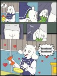 adult_on_child adult_on_young age_difference anthro bottomless butt clothed clothing duo female genitals male male/female no_underwear oral pussy young nelson88 undertale undertale_(series) asriel_dreemurr toriel boss_monster_(undertale) comic incest_(lore)