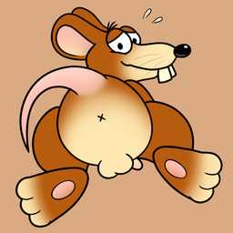 anthro anus backsack balls biped black_nose brown_body butt genitals male penis simple_background small_penis smile solo x_anus nishi_oxnard conker's_bad_fur_day rareware marvin_the_mouse mammal mouse murid murine rodent 1:1 2025 hi_res