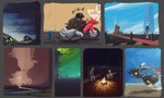 5:3 absurd_res concept_art duo environment eqlipse_(artist) explosion hi_res human lagomorph leporid mammal motorcycle multiple_images practice rabbit solo study thumbnails vehicle