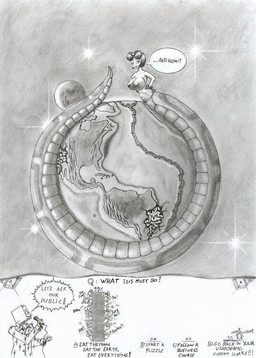 apode big_breasts breasts earth_(planet) female legless macro moon nipples nude nude_female outside planet serpentine solo space split_form text frakass ragnarok_online isis_(ragnarok_online) draconcopode lamia reptile scalie snake 2009 english_text hi_res