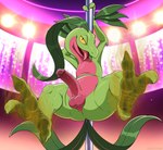 anthro anus balls butt butt_from_the_front dancing dirty dirty_feet erection feet foreskin genitals green_body humanoid_genitalia humanoid_penis leaf leaf_hair leaf_tail looking_at_viewer male multicolored_body nude open_mouth penis plant plant_hair pole pole_dancing pseudo_hair red_body retracted_foreskin semi-anthro smelly smelly_feet smile solo tail tongue tongue_out two_tone_body yellow_sclera dracovar_valeford nintendo pokemon generation_3_pokemon grovyle pokemon_(species) absurd_res digital_media_(artwork) hi_res