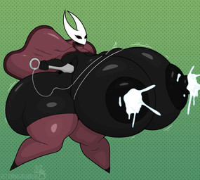 anthro areola big_areola big_breasts big_butt big_nipples black_areola black_body black_nipples bodily_fluids breasts butt cloak clothing female huge_breasts huge_butt huge_hips huge_thighs hyper hyper_breasts hyper_butt hyper_hips hyper_thighs lactating legwear milk mostly_nude nipples solo thick_thighs thigh_highs thread wide_hips stemingbunbun hollow_knight_(franchise) team_cherry hornet_(hollow_knight) arthropod 2025 absurd_res digital_media_(artwork) hi_res
