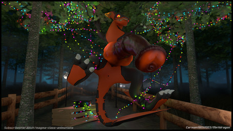 arms_tied bdsm big_penis black_border bondage border bound christmas_decorations christmas_lights christmas_tree digitigrade feral genitals glowing holidays huge_penis hyper knot legs_tied magnuss male penis plant solo tree carman19652003 metldragon_(modeler) christmas dragon_booster mythology dragon felkin mythological_creature mythological_scalie scalie 16:9 hi_res widescreen