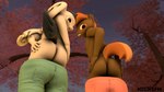 anthro anthrofied butt duo group_mooning male male/male mooning nicksfm friendship_is_magic hasbro my_little_pony button_mash_(mlp) rumble_(mlp) equid equine mammal 16:9 3d_(artwork) digital_media_(artwork) hi_res widescreen