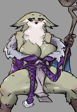 anthro arm_tuft aroused aroused_face aroused_smile beak big_breasts blush breasts brown_eyes cleavage clothed clothing eyewear feet female fur fur_trim_(clothing) fur_trim_robe fur_tuft genitals glasses green_body grey_background holding_object holding_staff huge_breasts looking_aside mature_anthro mature_female obscured_inner_labia off_shoulder open_mouth open_smile partially_clothed partially_clothed_anthro partially_clothed_female pince-nez pivoted_ears purple_clothing robe round_glasses seductive shoulder_tuft simple_background sitting small_glasses smile solo spread_legs spreading staff talon_hands talons thick_thighs toes tuft vulva wearing_glasses white_body white_fur wide_hips snoutless unicorn_overlord vanillaware ramona_(unicorn_overlord) avian bird owl 2024 absurd_res digital_drawing_(artwork) digital_media_(artwork) hi_res
