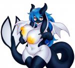 2018 anthro aquarius_(scalier) belly big_breasts big_nipples blue_hair breasts cetacean dolphin dragon female hair hand_on_breast horn huge_breasts hybrid looking_at_viewer mammal marine mythological_creature mythological_scalie mythology nipples non-mammal_breasts nude oceanic_dolphin open_mouth orca overweight overweight_anthro overweight_female puffy_nipples raikissu scalie solo tail teeth thick_thighs tongue toothed_whale wide_hips wings yellow_nipples