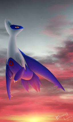 ambiguous_gender blue_body blue_wings cloud feral front_view glistening glistening_eyes looking_up red_eyes sky solo sunset white_body wings bloominglynx nintendo pokemon generation_3_pokemon latios legendary_pokemon pokemon_(species) 2019 absurd_res digital_media_(artwork) digital_painting_(artwork) hi_res painting_(artwork) signature