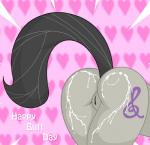 2014 <3 anthro bent_over big_butt butt cum cum_on_butt cutie_mark english_text equine female friendship_is_magic holidays horse jrvanesbroek mammal my_little_pony octavia_(mlp) pony presenting presenting_hindquarters pussy solo text valentine's_day
Rating: Explicit
Score: 17
User: Robinebra
Date: February 15, 2014