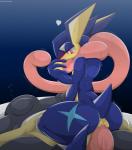 amphibian anthro bed blush bodily_fluids cowgirl_position duo erection female female_on_top female_penetrated forced from_front_position furniture generation_1_pokemon generation_6_pokemon genitals greninja hi_res interspecies love male male/female male_on_bottom male_penetrating male_penetrating_female nintendo nude on_bottom on_top open_mouth penetration penile penile_penetration penis penis_in_pussy pokemon pokemon_(species) poliwrath pussy rape red_eyes saliva sex simple_background sleep_sex sleeping sweat tongue tongue_out type vaginal vaginal_penetration