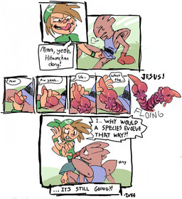 2013 anthro balls blush boxing_gloves brown_body brown_hair clothed clothing comic duo english_text eyes_closed hair hitmonchan human human_on_anthro humor interspecies iveechan male male/male mammal nintendo penis penis_grab pokéball pokémon pokémon_trainer poképhilia surprise teeth text tongue tongue_out unusual_penis video_games what
Rating: Explicit
Score: 18
User: Granberia
Date: January 28, 2014 2013 anthro balls blush boxing_gloves brown_body brown_hair clothed clothing comic duo english_text eyes_closed hair hitmonchan human human_on_anthro humor interspecies iveechan male male/male mammal nintendo penis penis_grab pokéball pokémon pokémon_trainer poképhilia surprise teeth text tongue tongue_out unusual_penis video_games what
Rating: Explicit
Score: 18
User: Granberia
Date: January 28, 2014