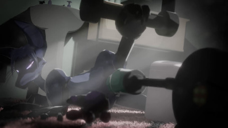 abdominal_bulge animal_dildo animal_sex_toy anthro bathroom bathroom_floor bathroom_sex bathroom_sink big_dildo dildo equine_dildo feet female fucking_machine fur grunting large_penetration lying machine masturbation on_side paws penetration purple_body purple_eyes purple_fur sex_toy size_difference solo vaginal vaginal_masturbation vaginal_penetration volumetric_lighting bruhboi69 bruhboi_(modeler) out-of-placers korra(bruhboi69) mammal yinglet 16:9 3d_(artwork) 3d_animation animated digital_media_(artwork) no_sound short_playtime video widescreen