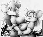 anthro big_breasts bottomwear breasts buckteeth clothing denim denim_bottomwear denim_clothing female group hair jeans male markings mature_female mole_(marking) mountain nipple_outline open_mouth pants shirt speech_bubble teeth text topwear trio ufo drake_fenwick misty_the_mouse beth_(dutch) misty_(dutch) ambiguous_species mammal mouse murid murine rodent 2012 english_text monochrome daughter_(lore) mother_(lore) mother_and_child_(lore) mother_and_daughter_(lore) parent_(lore) parent_and_child_(lore) parent_and_daughter_(lore)