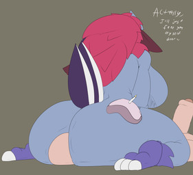 anal anthro big_breasts big_butt birthday birthday_cake blue_body breasts butt cake candle dessert dialogue duo erection facesitting female female_facesitting_male food hair huge_breasts huge_butt long_hair male male/female male_rimming male_rimming_female oral pink_hair raised_tail rimming sex simple_background sitting sitting_on_another smelly smelly_butt tail text white_text pleasantlyplumpthiccness nintendo pokemon generation_8_pokemon human mammal pokemon_(species) sneasler english_text hi_res