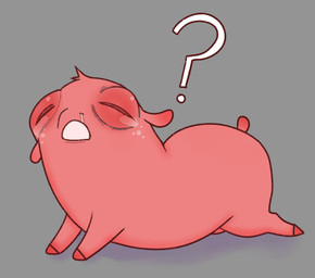 ambiguous_feral ambiguous_gender bodily_fluids confusion eyes_closed feral fur grey_background hooves lying monotone_body monotone_fur neonate on_front open_mouth pink_body pink_fur question_mark red_hooves side_view simple_background small_tail snot solo swollen_eye tail tears young young_ambiguous young_feral bittersouffle fluffy_pony fluffy_pony_(species) mammal 2026 digital_media_(artwork) shaded soft_shading