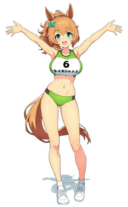bra bun_huggers clothing female footwear green_bra green_bun_huggers green_clothing green_sports_bra green_underwear shoes sneakers solo sports_bra sports_panties star_hair_accessory underwear revenant_(artist) cygames uma_musume_pretty_derby taiki_shuttle_(pretty_derby) animal_humanoid equid equid_humanoid equine equine_humanoid horse_humanoid humanoid mammal mammal_humanoid