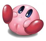 crossgender female genitals not_furry pussy simple_background solo box_xod kirby_(series) nintendo kirby alien waddling_head