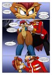 2020 5_fingers anthro archie_comics areola blue_eyes bound breasts chipmunk claydust clothed clothing comic cuff_(restraint) dialogue digital_media_(artwork) dr._eggman duo english_text eyelashes female fingers genitals grin ground_squirrel hair hi_res human human_on_anthro imminent_rape interspecies mammal navel nipples pussy restraints rodent sally_acorn sciurid sega shackles smile sonic_the_hedgehog_(archie) sonic_the_hedgehog_(comics) sonic_the_hedgehog_(series) speech_bubble text