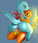 2014 anthro anus bald balls barefoot butt charmander claws cowgirl_position crocodile dragon erection female fire half-closed_eyes happy kingofacesx looking_down looking_up male nintendo nude on_top orange_dragon penetration penis pokémon presenting presenting_hindquarters pussy pussy_juice reptile scalie sex sharp_teeth sitting smile spikes straight teeth toe_claws tongue totodile vaginal video_games
Rating: Explicit
Score: 9
User: forkU
Date: April 10, 2014