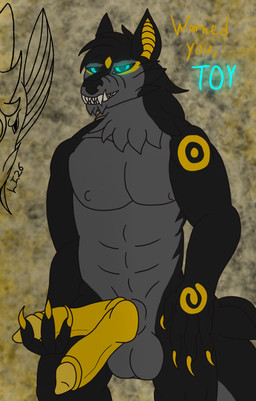 2_penises animal_genitalia animal_penis anthro balls barazoku big_balls dialogue genitals glowing glowing_eyes heavy_balls hemipenes holding_penis male multi_genitalia multi_penis pecs penis snarling solo lyrical_impressions_(artist) sakoi_(sakoi) aquatic canid canine canis fish hybrid mammal shark wolf hi_res